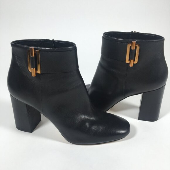 Michael Kors Gloria Leather Ankle Boots - Picture 5 of 11